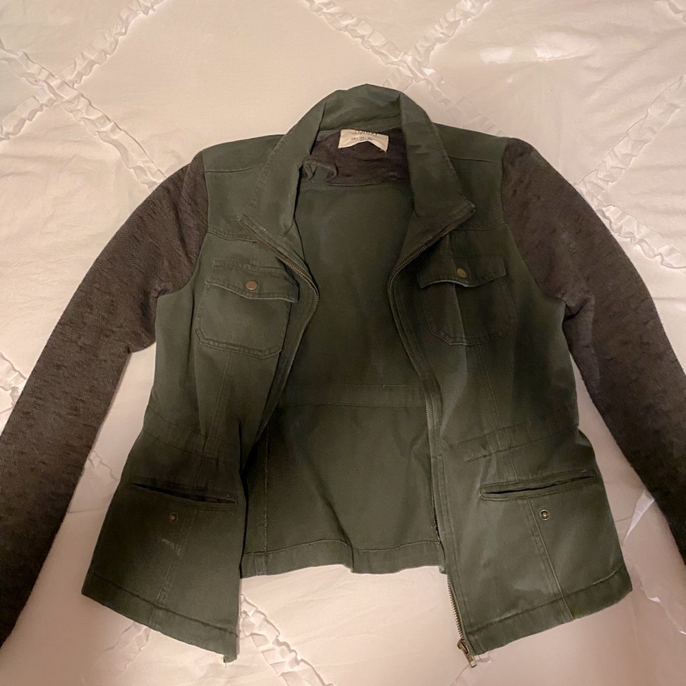 Army green jacket